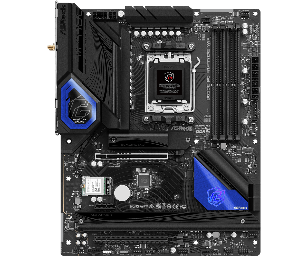 ASRock B650E PG Riptide WiFi ATX AM5 móðurborð - Image 3