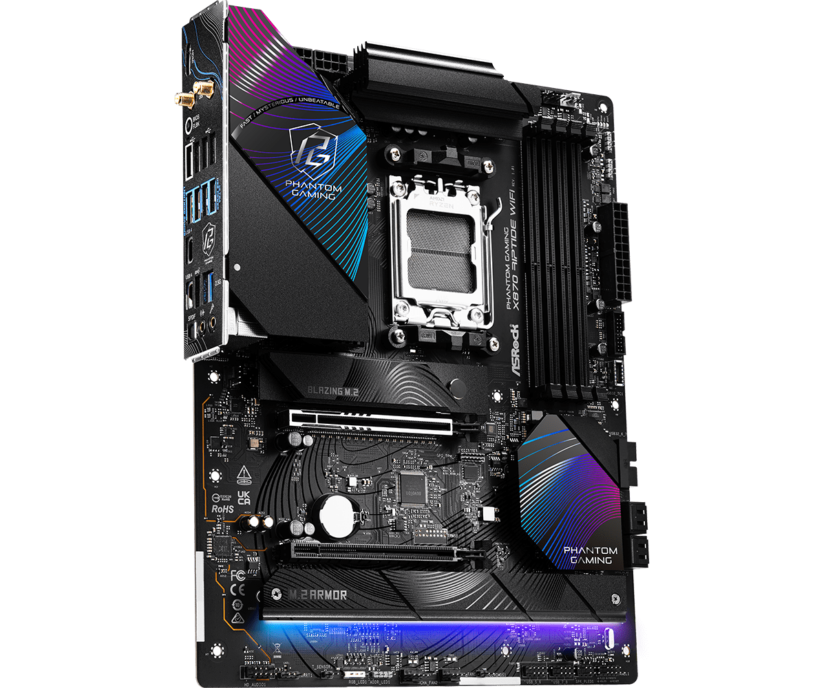 ASRock X870 Riptide WiFi ATX AM5 móðurborð - Image 4