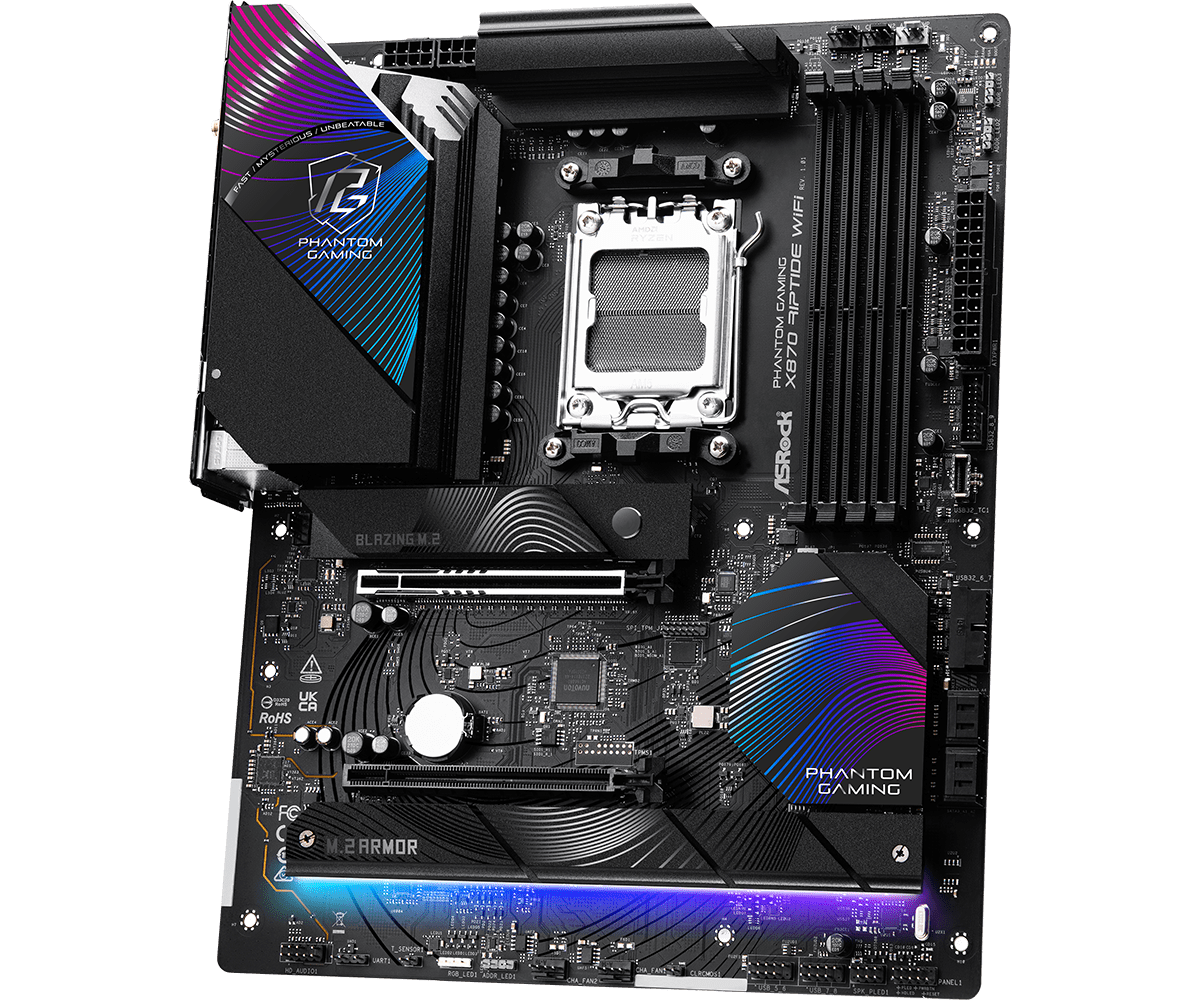 ASRock X870 Riptide WiFi ATX AM5 móðurborð - Image 5