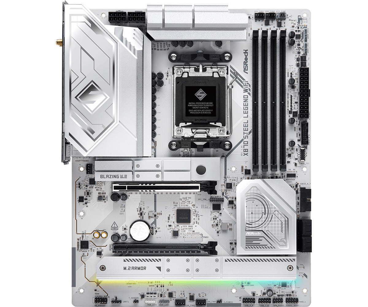 ASRock X870 Steel Legend WiFi ATX AM5 móðurborð - Image 8