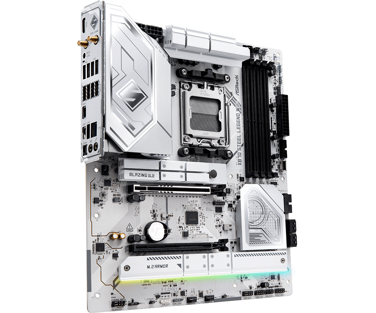 ASRock X870 Steel Legend WiFi ATX AM5 móðurborð - Image 7