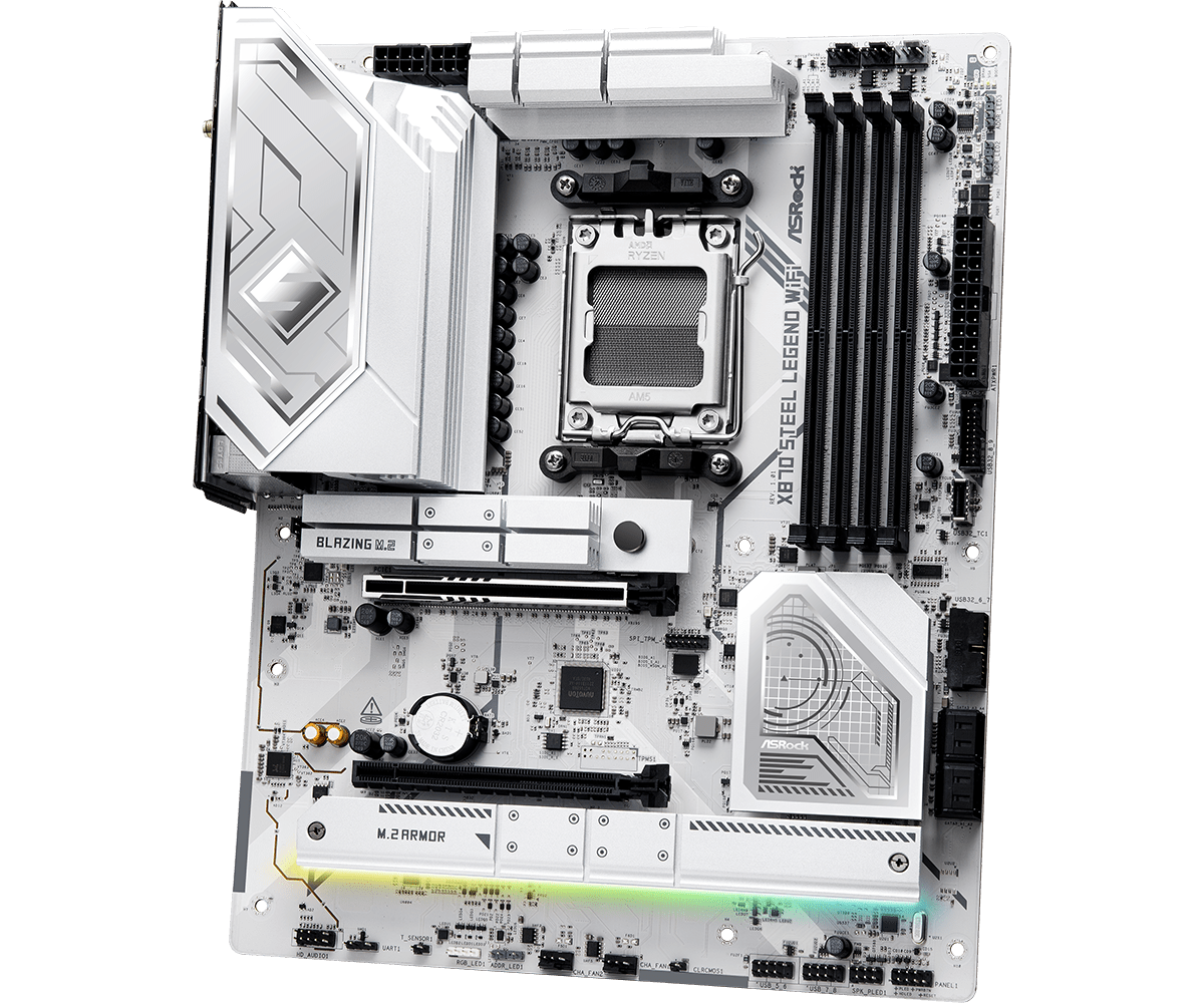 ASRock X870 Steel Legend WiFi ATX AM5 móðurborð - Image 6