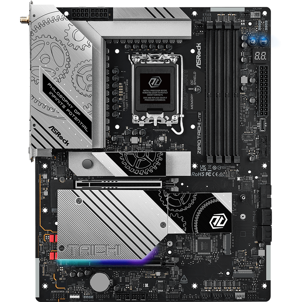 ASRock Z890 Taichi Lite ATX Intel LGA1851 móðurborð