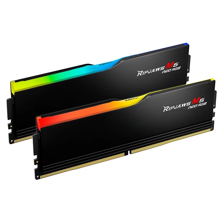 G.Skill 64GB (2x32GB) Ripjaws M5 Neo RGB Black 6000MHz DDR5 (fyrir AMD)