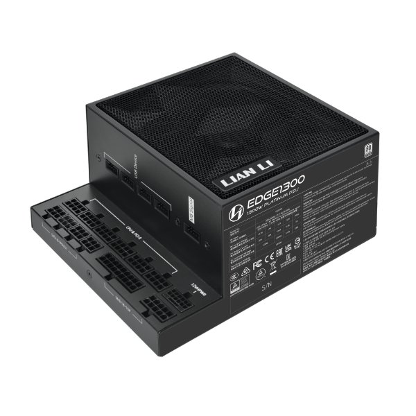 Lian-Li Edge 1300W 80+ Platinum ATX 3.0 aflgjafi, svartur