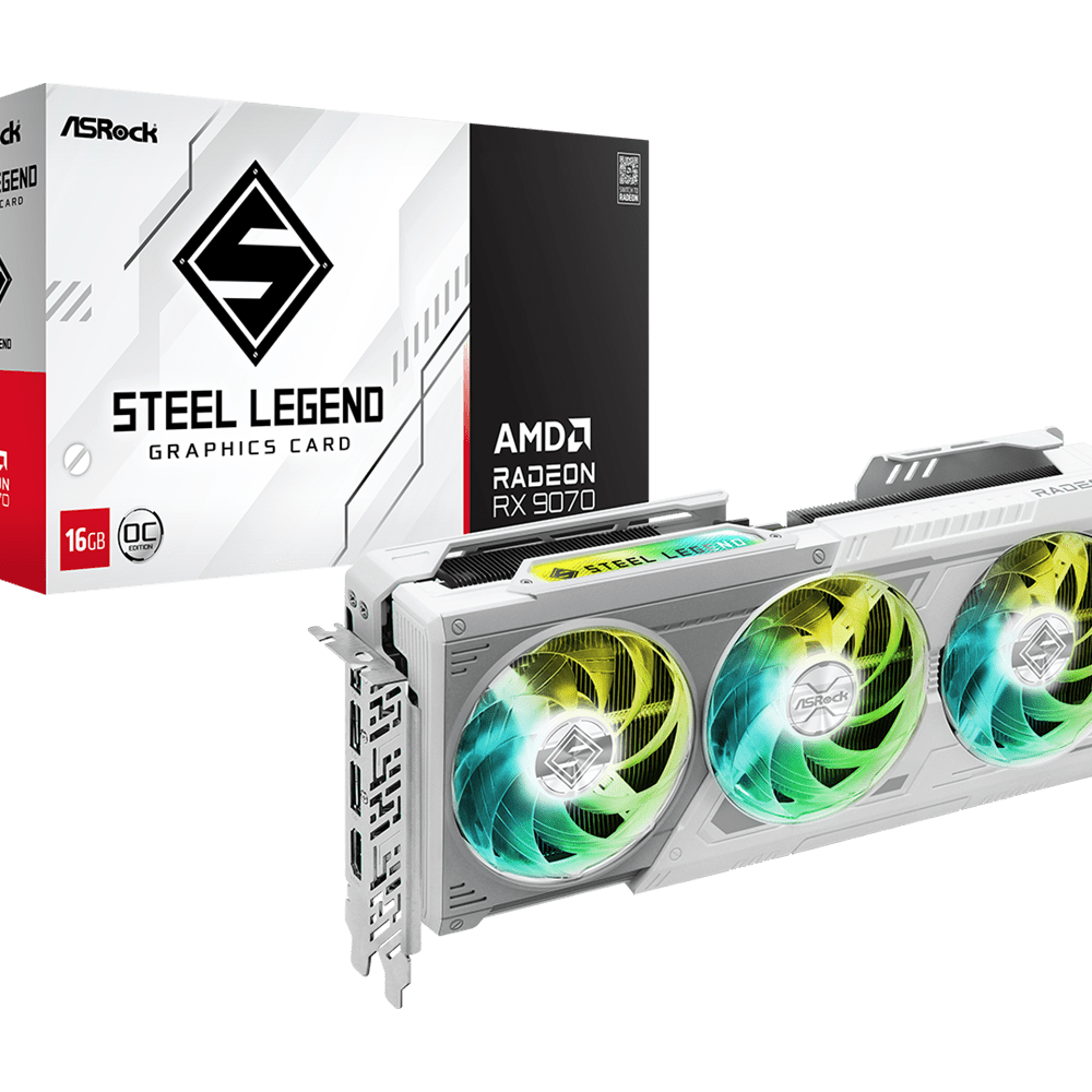 AMD Radeon™ RX 9070 Steel Legend 16GB OC