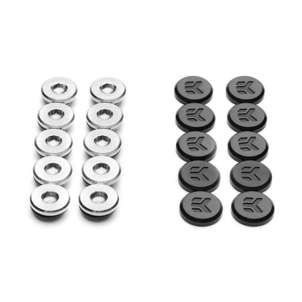 EK-Quantum Torque Plug w/Cover 10-Pack - Black
