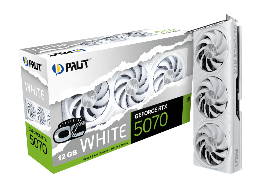 Palit GeForce RTX 5070 White OC, 12GB