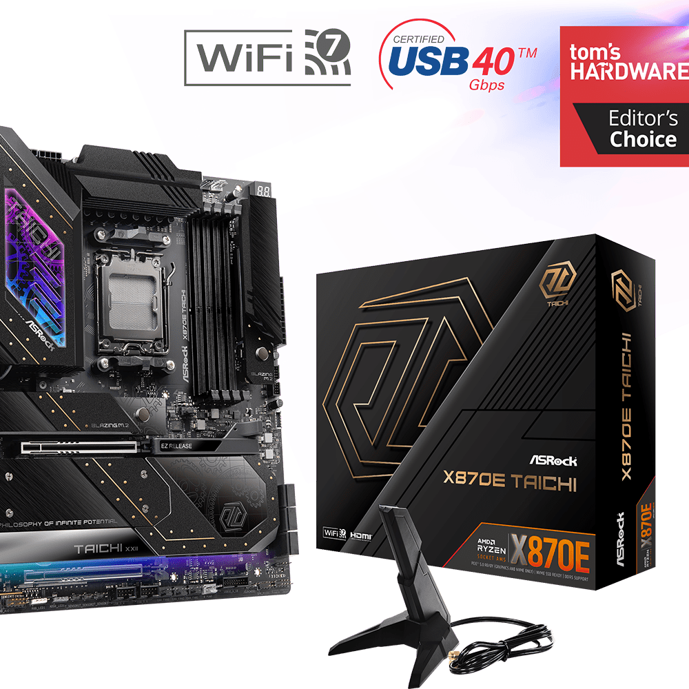 ASRock X870E Taichi ATX AM5 móðurborð