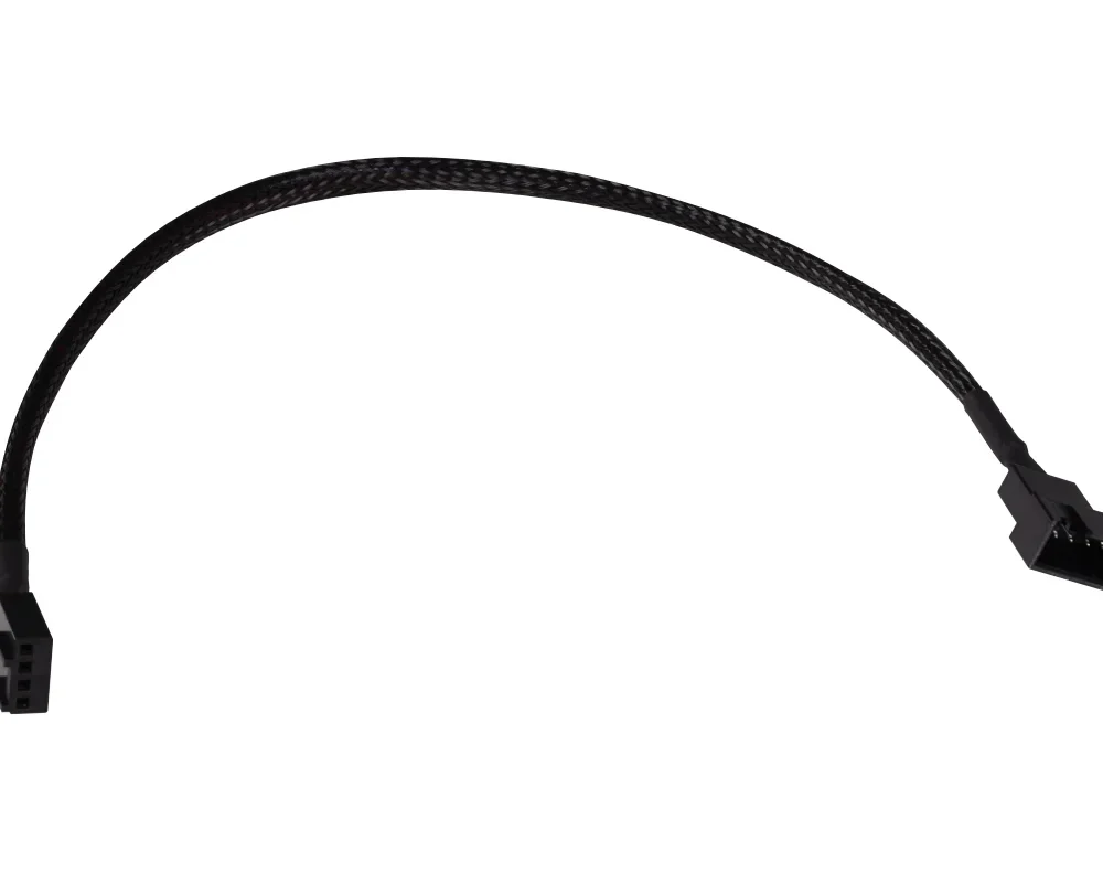 Alphacool fan cable 4-pin to 4-pin extension 30cm Black